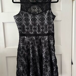 Jack by BB Dakota Black Fit and Flare Mini Dress